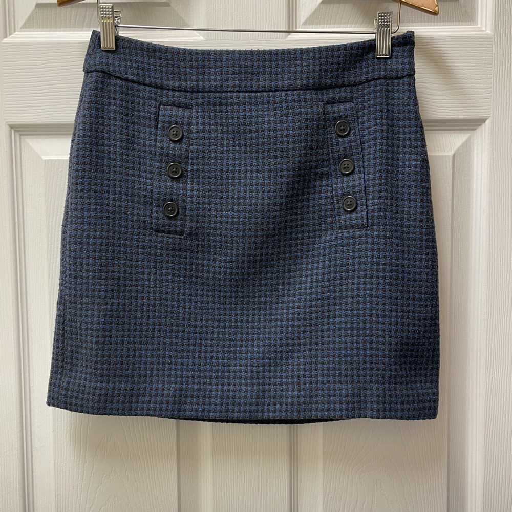 Ann Taylor Loft Women's Multicolored Tweed‎ Mini Skirt Size 2